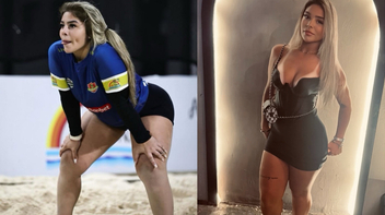 Emili Magnus jogadora de volei vazadinhos