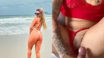 Pornô da Beatriz Suppi transando com a calcinha de lado